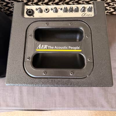 AER Alpha 2-Channel 40-Watt 1x8" Acoustic Guitar Combo 2020s - Black image 3