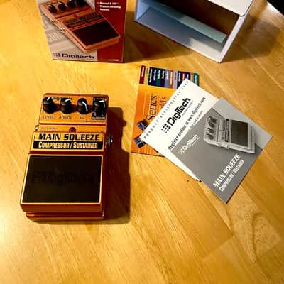 DigiTech Main Squeeze Compressor Sustainer Pedal | Reverb