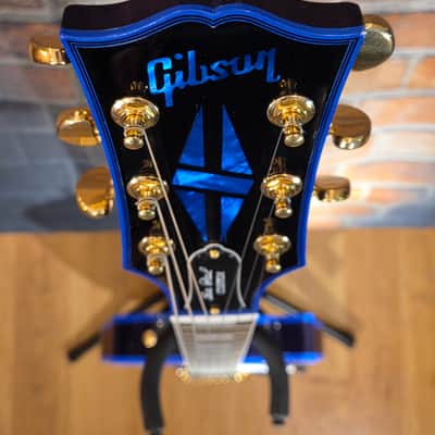 Gibson 2024 Custom Shop Les Paul Custom Blue Widow w/ OHSC - Small Headstock Repair image 6