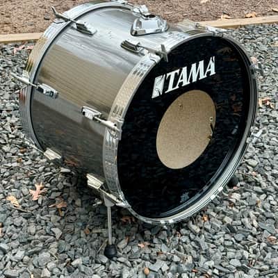 Tama Vintage swingstar 22/16/13/12 80s - Gun metal chrome image 8