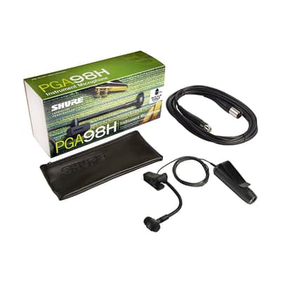 Shure PGA98H XLR Cardioid Condenser Gooseneck Instrument Microphone XLR image 3