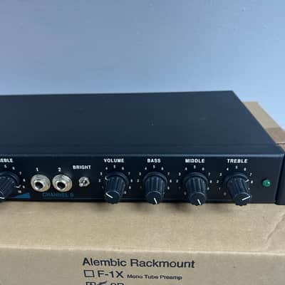 Alembic F-2B Stereo Tube Preamp Rackmount F2B + Orig. Box 'Excellent" Black image 3