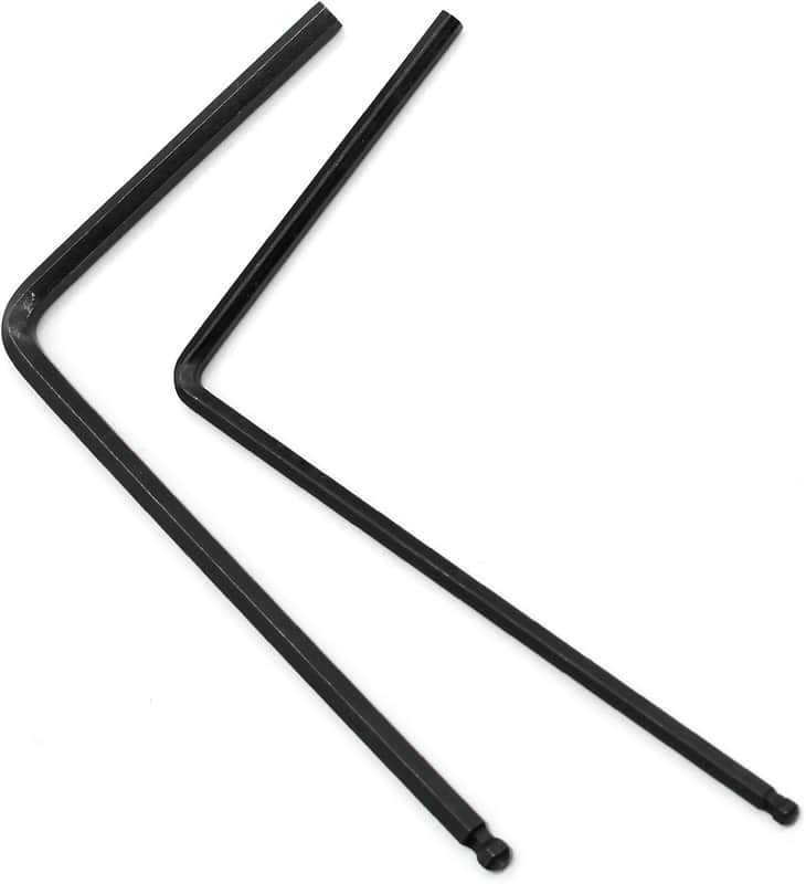 Guitar Truss Rod Wrench 4mm & 5mm Guitar Allen Wrench Tool for Martin Acoustic Guitar, Deep or Narrow Truss Rod Adjustment, Ball End Allen Key Set image 1
