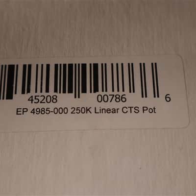 Allparts CTS 250K Linear Split Tone Potentiometer image 2