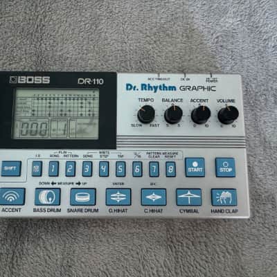 Boss DR-110 Dr. Rhythm 1980s - Silver