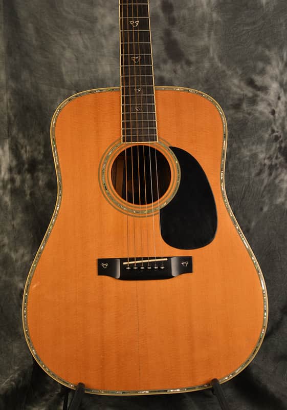 Fender F-115 1978 RARE Vintage Dreadnought D-45 Style Pearl Acoustic Guitar w Hard Case Included image 1