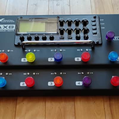 Fractal Audio Systems AX8 Amp Modeler + Multi-FX Processor - 2015 - 2020 - Black - Custom Colored Foot Caps image 5