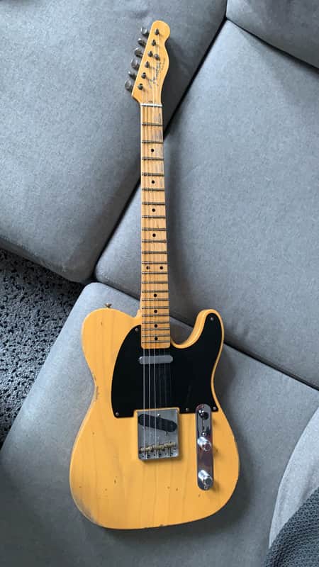 Fender Custom Shop 52 Telecaster Relic Butterscotch Blonde 60C Neck 2017 - Butterscotch image 1