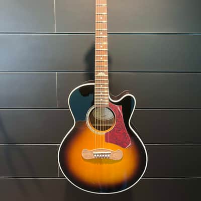 Epiphone J-200 EC Studio Parlor Vintage Sunburst image 1