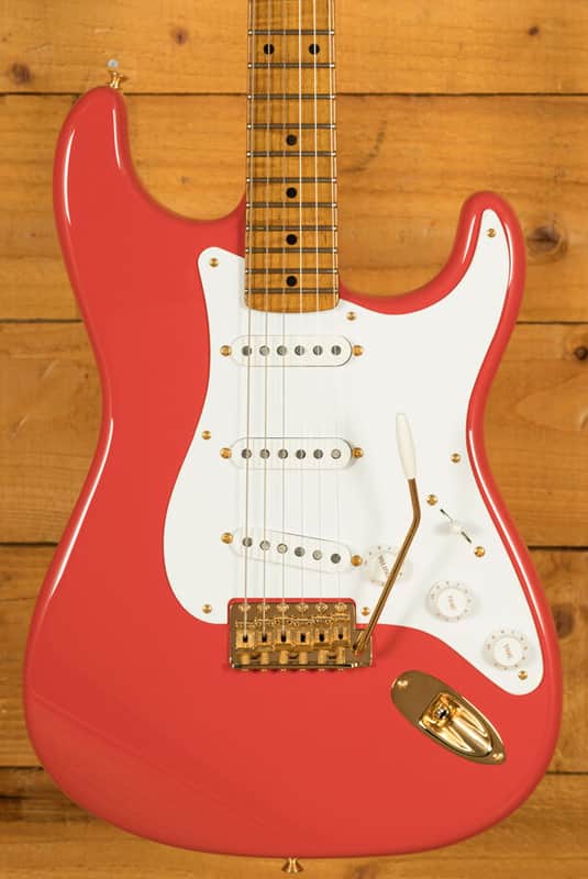Fender Custom Shop 57 Stratocaster NOS Fiesta Red w/Gold Hardware image 1