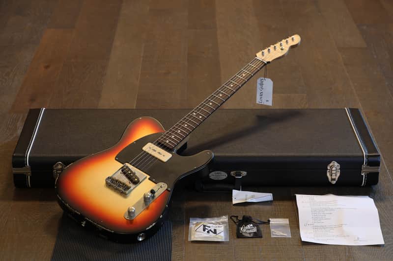 2022 LSL T-Bone One P90 Electric Guitar Metallic Sunburst + OHSC image 1