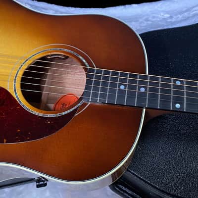 NEW! Gibson Custom Shop J-45 Koa Carpathian Spruce Acoustic-Electric Guitar - Honeyburst - Authorized Dealer - 4.4lbs - G06396 image 2