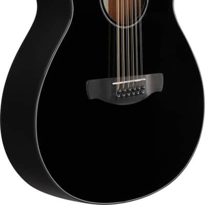 Ibanez AEG5012BK Acoustic Electric 12-String Guitar - Black (AEG5012BK) image 2