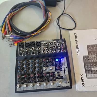 Behringer Xenyx 1202FX 12-Input Mixer with Effects, 6' Snake image 1