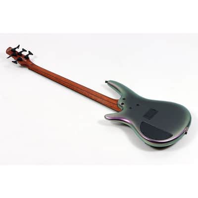 Ibanez SR505E 5-String Electric Bass Guitar Regular Black Aurora Burst image 2