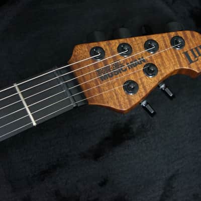 Preowned Ernie Ball Music Man Luke III HSS in Olive Pearl - Steve Lukather Signature Model Guitar image 4