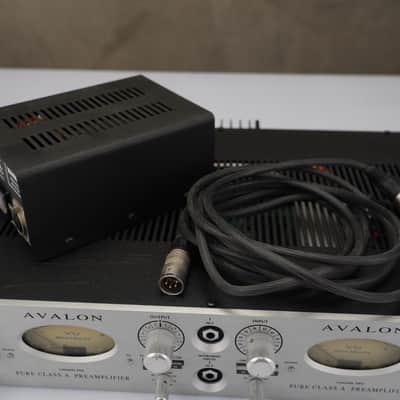 Avalon AD 2022 Dual Preamplifier w/ Power Supply w/ Mogami Gold Cables #58642 image 16