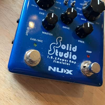 NuX NSS-5 Solid Studio IR and Power Amp Simulator 2010s - Blue image 1