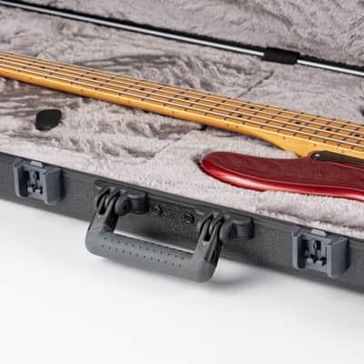 Fender American Ultra II Jazz Bass V with Maple Fretboard - Sinister Red image 14