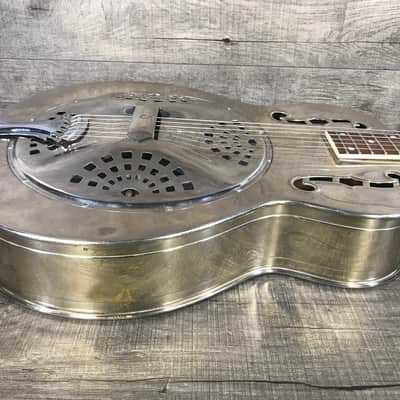 Dobro Fiddle Edge Resonator Round Neck Late 30's image 3