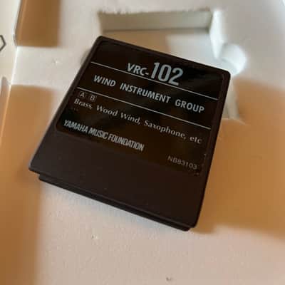 Yamaha DX7 Data ROM Cartridge Wind Instrument Group Vrc-102 Excellent Condition in box with Users Manual booklet image 2