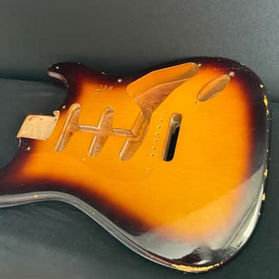 🔥 Fender Custom Shop 1957 Stratocaster Relic Body – Chocolate Burst – COA & Neck Plate 🔥 image 10
