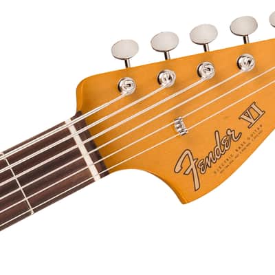 Fender Vintera III Early '60s Bass VI, Rosewood Fingerboard - Olympic White image 3