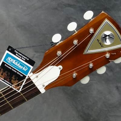 Beautiful Vintage 1950's Kay Hollowbody Archtop Guitar w/Kelvinator Headstock image 5