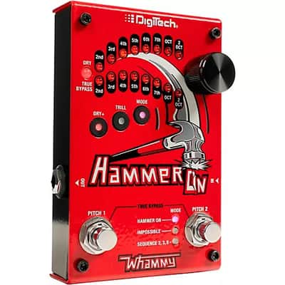DigiTech HammerOn Pitch Octave Effects Pedal 2025 - Red ( HOT NEW ITEM FROM DIGITECH ) image 2