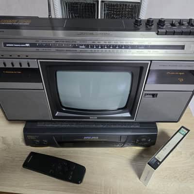 PHILIPS COMBI TC 10 ✅Serviced Rare Vintage SET TV RADIO CASSETTE RECORDER BOOMBOX +VIDEO image 8