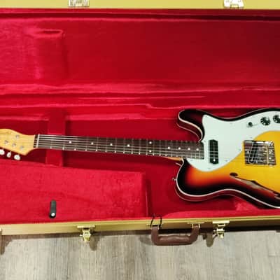 MyDream Stratocaster Custom Built - Sunburst Thinline Charlie Christian Freeway image 3