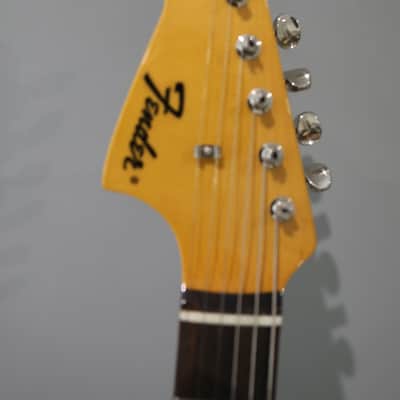Fender MIJ Traditional '60s Jaguar Left Handed, Daphne Blue upgraded W/ Mastery Bridge image 7