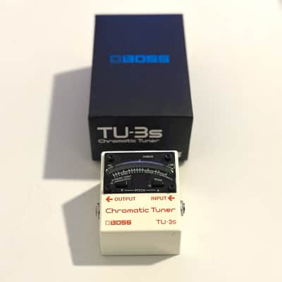 CLEAN!! Boss TU-3S Chromatic Tuner 2016 - Present - White image 1