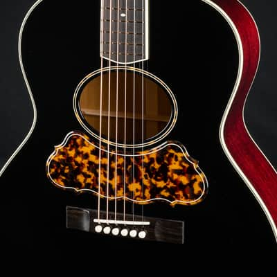 Bourgeois SJ Oval Hole Mahogany and Aged Tone Adirondack Spruce Black Top Custom NEW image 8