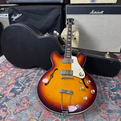 1991 Epiphone Sunburst Casino Pre-Elitist Made in Japan Terada HSC image 11
