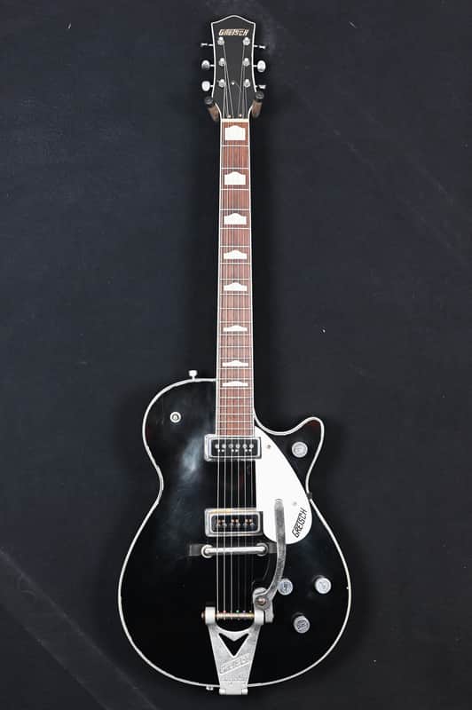 Gretsch Custom Shop G6128-GHT George Harrison Tribute Duo Jet from 2011 in Black with original Hardcase image 1