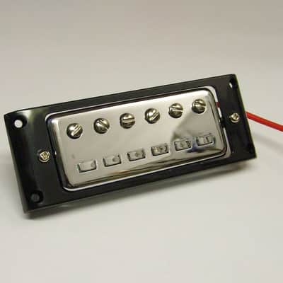 NEW Hofner Style 6 String Guitar Pickup with Chrome Cover, 6.4K Ohms 2-Conductor image 2