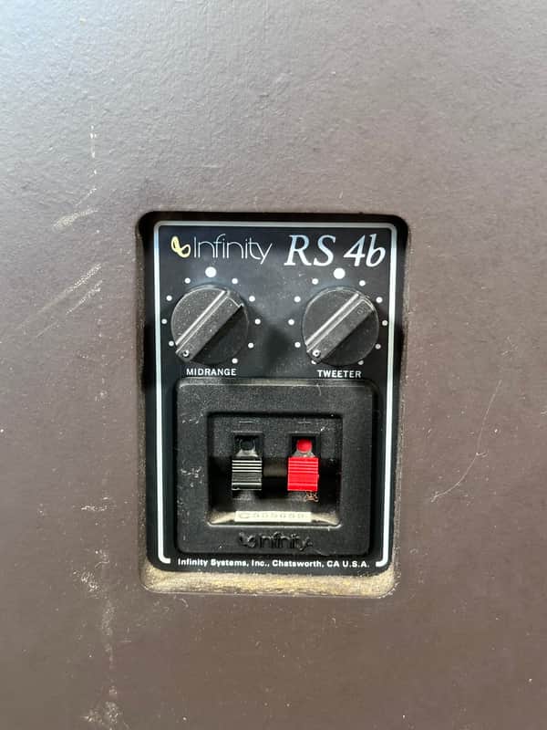 Vintage Infinity Polydome RS4B Floor Standing Speakers | Reverb