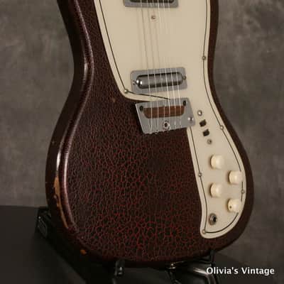 Danelectro Dane C series slimline 1960s Crakle Finish image 8