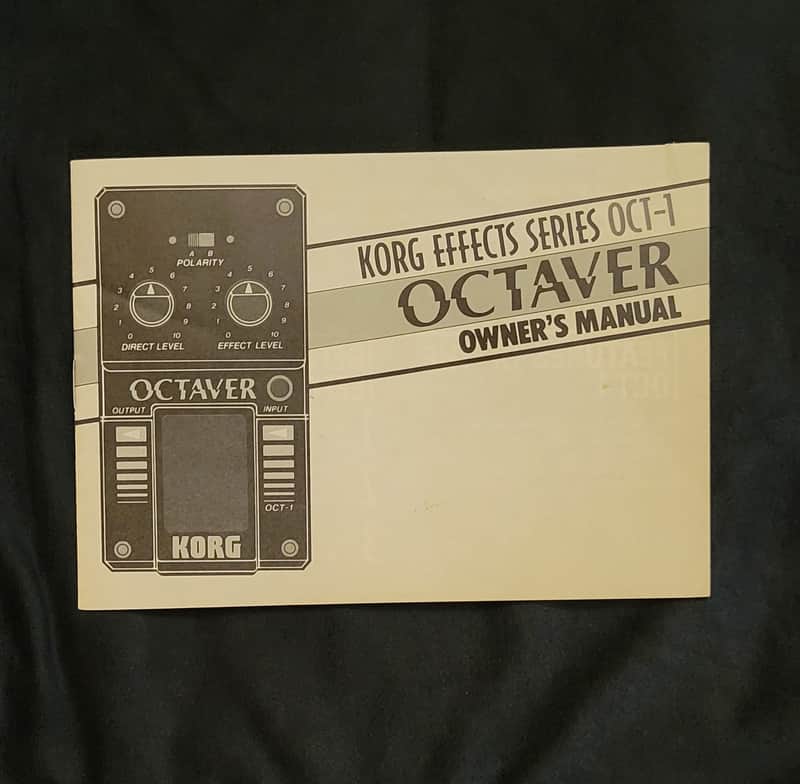 Korg OCT-1 Owner's Manual | Reverb