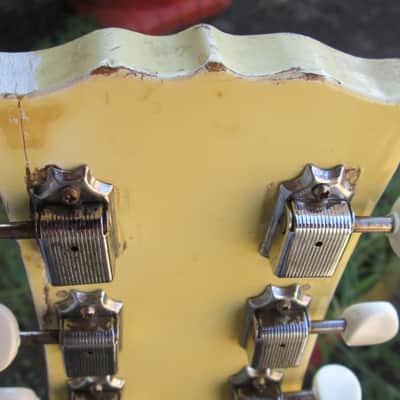 LOTUS Les Paul circa 70s/80s White finish vintage electric guitar plays and sound great image 8