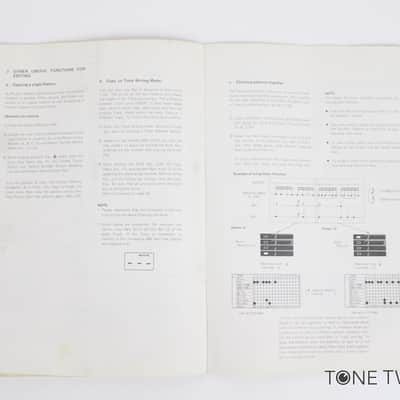 Roland TR-707 Owners Manual Instruction Book Rhythm Composer VINTAGE GEAR DEALER image 5