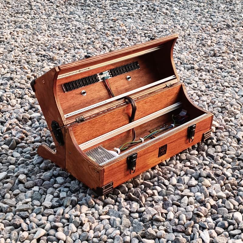 6U Eurorack Case Powered, 84 or 104 hp, modular synthesizer image 1