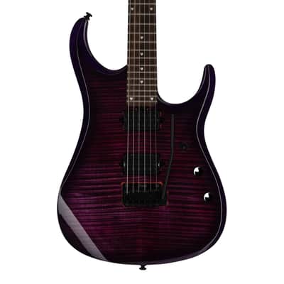 Sterling by Music Man JP150 DiMarzio Flame Maple Electric Guitar - Purple Nebula image 1