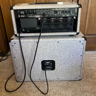 CUSTOM Finished Mesa Boogie JP-2C John Petrucci Signature 3-Channel 100-Watt Guitar Amp Head and Matching 1x12 WideBody Cab 2018 - Custom Fawn Slub Bronco image 5