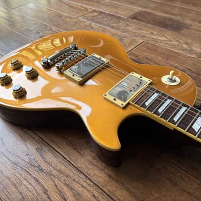 2011 Edwards Limited Model E-LP Goldtop Electric Guitar USA Seymour Duncan Humbuckers MIJ paul image 7