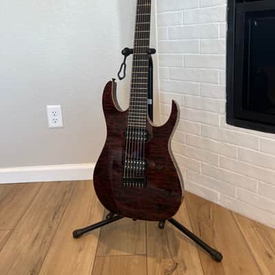 Sherman Custom 7 String 2013 - Nitro Purple Quilt image 7