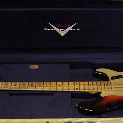 Fender Custom Shop Time Machine '58 Precision Bass Relic - Super Faded Aged Chocolate 3-Color Sunburst image 13