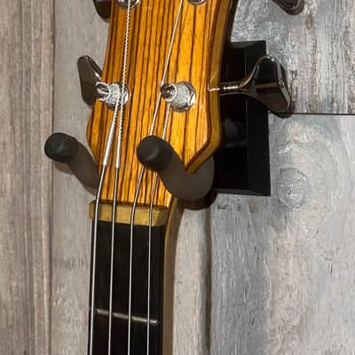 1979 Alembic Series 1, 4 String Bass, Stunning Natural Zebra Wood, LED Fret Lights, Very Nice Bass ! image 9