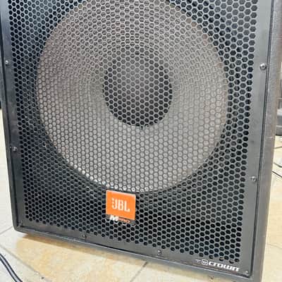 JBL MP418SP Powered by Crown 18" 600 Watt Subwoofer Speaker Cabinet w/Cover ONE image 3